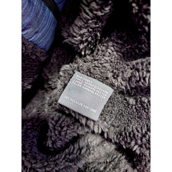 New Balance Puffer Hoodie Tech Full Zip Lightweight Fleece Jacket Black Sz M - Picture 5 of 6